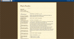 Desktop Screenshot of plepspuzzles.blogspot.com