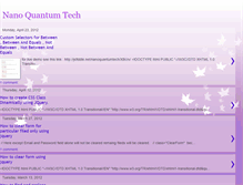 Tablet Screenshot of nanoquantumtech.blogspot.com