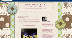 Desktop Screenshot of pinkpearlsandpigtails.blogspot.com