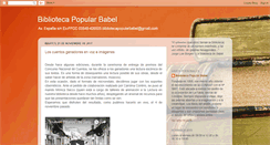 Desktop Screenshot of estacionbabel.blogspot.com