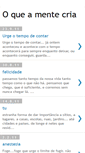 Mobile Screenshot of oqueamentecria.blogspot.com