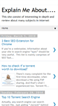 Mobile Screenshot of explain-me.blogspot.com