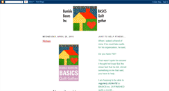 Desktop Screenshot of bumblebeansbasics.blogspot.com