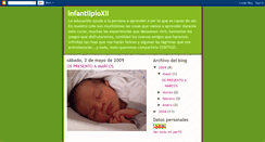 Desktop Screenshot of infantilpioxii.blogspot.com