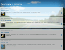 Tablet Screenshot of buszujacy-w-groszku.blogspot.com