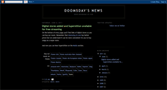 Desktop Screenshot of doomsdaysnews.blogspot.com