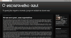 Desktop Screenshot of oescaravelhoazul.blogspot.com