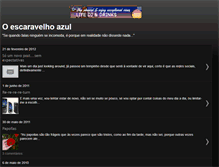 Tablet Screenshot of oescaravelhoazul.blogspot.com