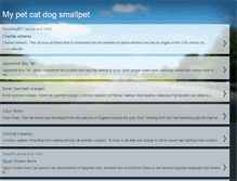 Tablet Screenshot of catdogsmallpet.blogspot.com