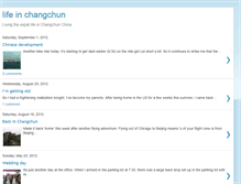 Tablet Screenshot of lifeinchangchun.blogspot.com