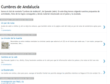 Tablet Screenshot of cumbresdeandalucia.blogspot.com