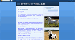 Desktop Screenshot of biotecnologiavegetalzaos.blogspot.com