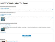 Tablet Screenshot of biotecnologiavegetalzaos.blogspot.com