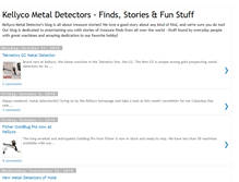 Tablet Screenshot of kellyco-metal-detectors.blogspot.com