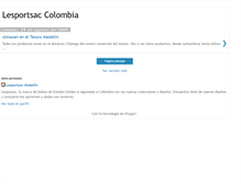 Tablet Screenshot of lesporsaccolombia.blogspot.com