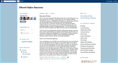 Desktop Screenshot of directsalessuccesscoach.blogspot.com