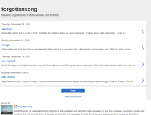 Tablet Screenshot of forgottensong.blogspot.com