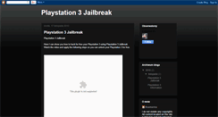 Desktop Screenshot of playstation-3-jailbreak.blogspot.com