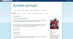 Desktop Screenshot of annette-springer.blogspot.com