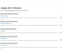 Tablet Screenshot of juegosde5minutos.blogspot.com