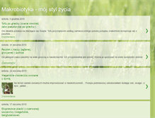 Tablet Screenshot of mojamakrobiotyka.blogspot.com