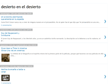 Tablet Screenshot of desiertoeneldesierto.blogspot.com