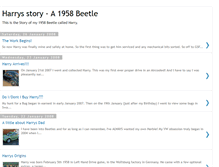 Tablet Screenshot of harrya1958beetlestory.blogspot.com