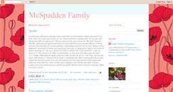 Desktop Screenshot of mcspaddenfamilyblog.blogspot.com