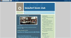 Desktop Screenshot of beaufortcountylibrary.blogspot.com