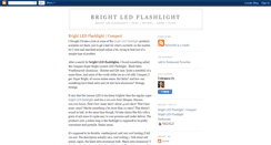 Desktop Screenshot of brightledflashlight.blogspot.com