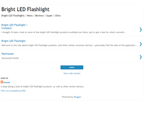 Tablet Screenshot of brightledflashlight.blogspot.com