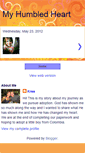 Mobile Screenshot of myhumbledheart-kree.blogspot.com