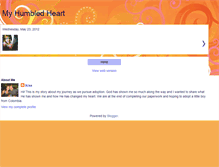 Tablet Screenshot of myhumbledheart-kree.blogspot.com