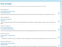 Tablet Screenshot of freewebarcade.blogspot.com