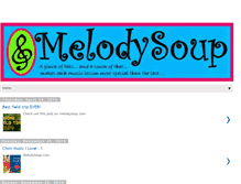 Tablet Screenshot of melodysoup.blogspot.com