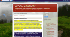 Desktop Screenshot of metabolicsurgery.blogspot.com