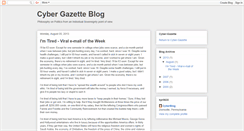 Desktop Screenshot of cybergazette.blogspot.com