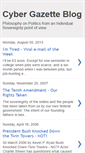 Mobile Screenshot of cybergazette.blogspot.com