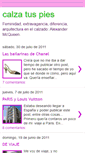 Mobile Screenshot of calzatuspies.blogspot.com