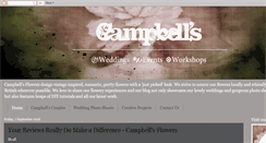 Desktop Screenshot of campbellsflowers.blogspot.com