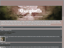 Tablet Screenshot of campbellsflowers.blogspot.com