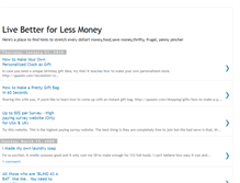 Tablet Screenshot of live-better-for-less-money.blogspot.com