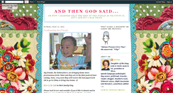 Desktop Screenshot of andthengodsaid.blogspot.com