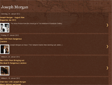 Tablet Screenshot of joseph-morgan-international.blogspot.com