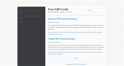 Desktop Screenshot of free-gift-cards-trick.blogspot.com