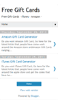 Mobile Screenshot of free-gift-cards-trick.blogspot.com