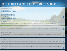 Tablet Screenshot of freetipsinternetearning.blogspot.com