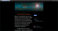 Desktop Screenshot of mercuriempreiteira.blogspot.com