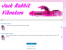 Tablet Screenshot of jackrabbitvibrators.blogspot.com