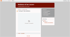 Desktop Screenshot of mediatecadisanlazzaro.blogspot.com